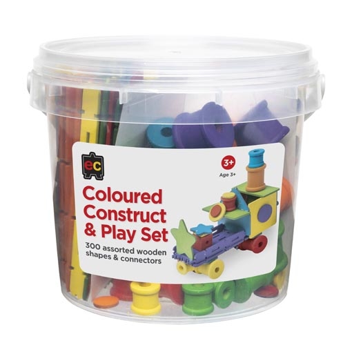 Construction Play Set Coloured Tub300 EC